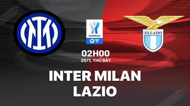 Nhận định bóng đá trận Inter vs Lazio diễn ra vào lúc 02h00 ngày 20/01 ở bán kết Siêu Cúp Italia 2023/24 phân tích thông tin lực lượng, đội hình dự kiến, soi kèo nhà cái, dự đoán tỉ số. Hãy đến iBet1668 soi kèo bóng đá để biết thêm thông tin nhé .