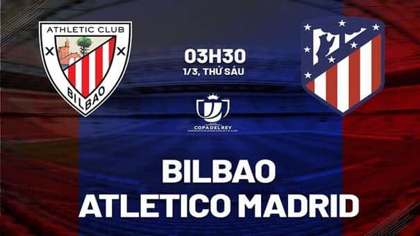  Athletic Bilbao vs Atletico Madrid (03h30 ngày 1/3) Athletic Bilbao có cơ hội rất tốt để tiến vào trận chung kết Cúp nhà Vua Tây Ban Nha mùa này. Ở vòng bán kết, thầy trò Ernesto Valverde phải đương đầu với một đối thủ khó chịu là Atletico Madrid. Nhưng Bilbao đã gây sốc ở trận lượt đi khi giành chiến thắng với tỉ số 1-0 ngay tại sân Wanda Metropolitano. Hãy đến iBet1668 soi kèo bóng đá để biết thêm thông tin nhé .