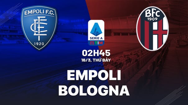 Empoli vs Bologna 2h45 ngày 16/3 (Serie A 2023/24) Sau khi "gồng lên" bất bại liền 6 trận (thắng 3), Empoli dần trở về đúng hình hài đích thực: thất bại 2 vòng gần nhất dù tỷ số đều tối thiểu 0-1. Hiện tại thầy trò HLV Davide Nicola lại mấp mé "vùng nguy hiểm" khi chỉ còn hơn vị trí xuống hạng gần nhất có 1 điểm. Hãy đến iBet1668 soi kèo bóng đá để biết thêm thông tin nhé .