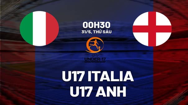 Nhận định bóng đá U17 Italia vs U17 Anh 0h30 ngày 31/5 (VCK U17 châu Âu 2024). Hãy đến iBet1668 soi kèo bóng đá để biết thêm thông tin.