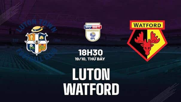 Nhận định bóng đá Luton vs Watford 18h30 ngày 19/10 (Hạng nhất Anh 2024/25). Hãy đến iBet1668 soi kèo bóng đá .