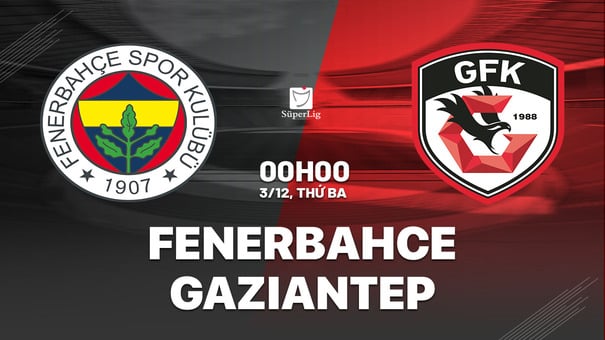 Nhận định Fenerbahce vs Gaziantep 0h00 ngày 3/12 (VĐQG Thổ Nhĩ Kỳ 2024/25). Hãy đến iBet1668 soi kèo bóng đá.